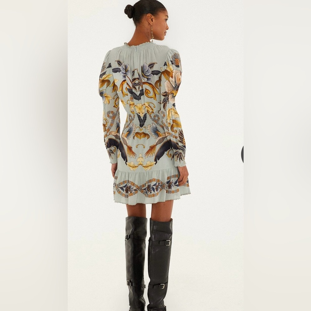 FARM Rio Blue Snake Garden Dress - Picture 4 of 4